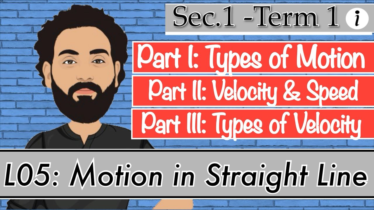 S1-T1-L05-Motion in straight line (Full lesson)